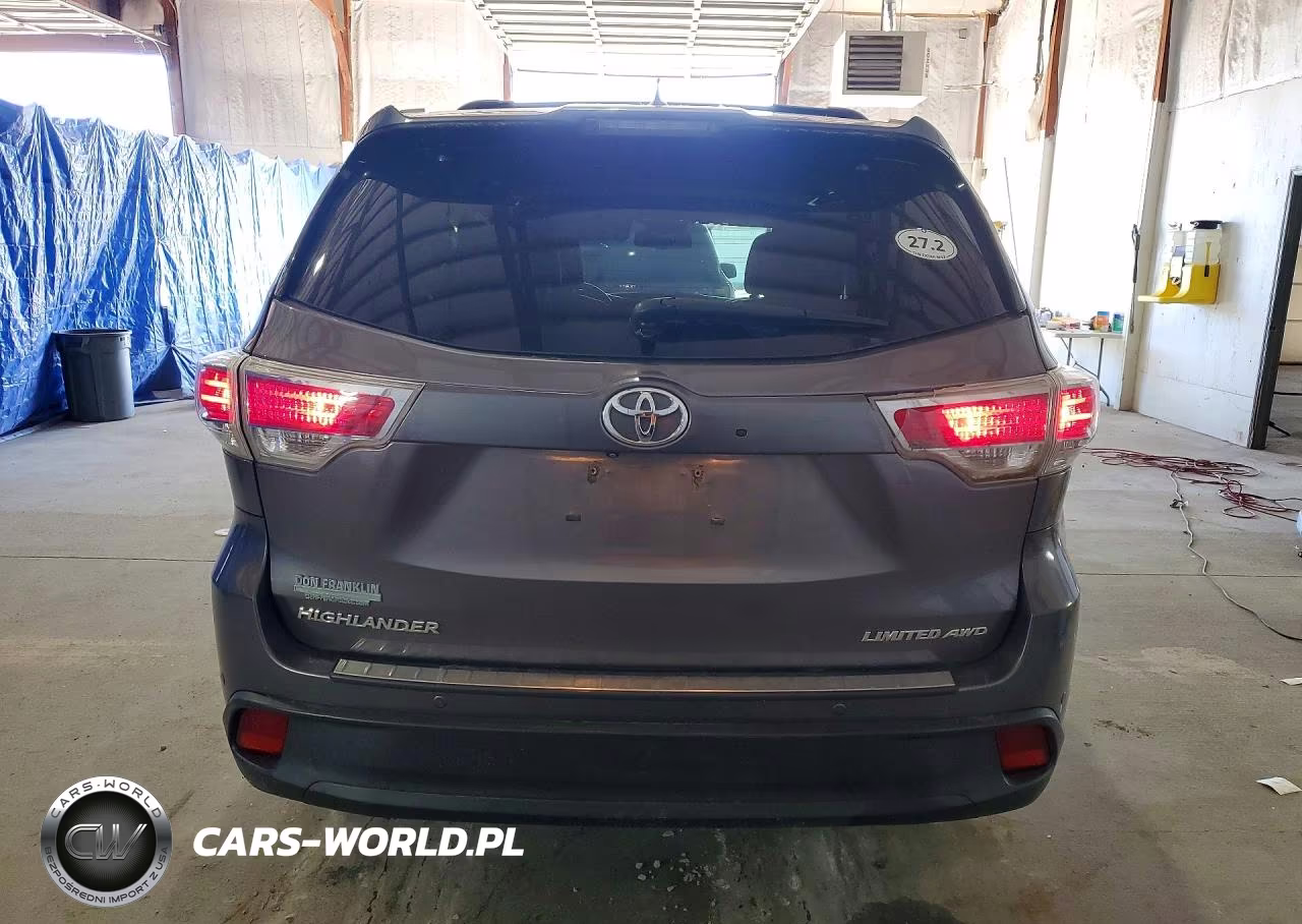 2016 Toyota Highlander Limited VIN:5TDDKRFH5GS273360 - 6