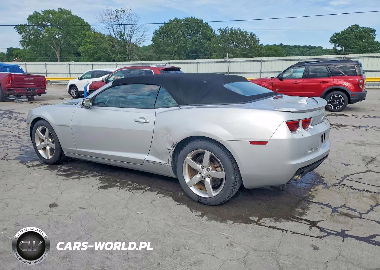 2012 Chevrolet Camaro Lt VIN:2G1FB3D36C9210261 - 2