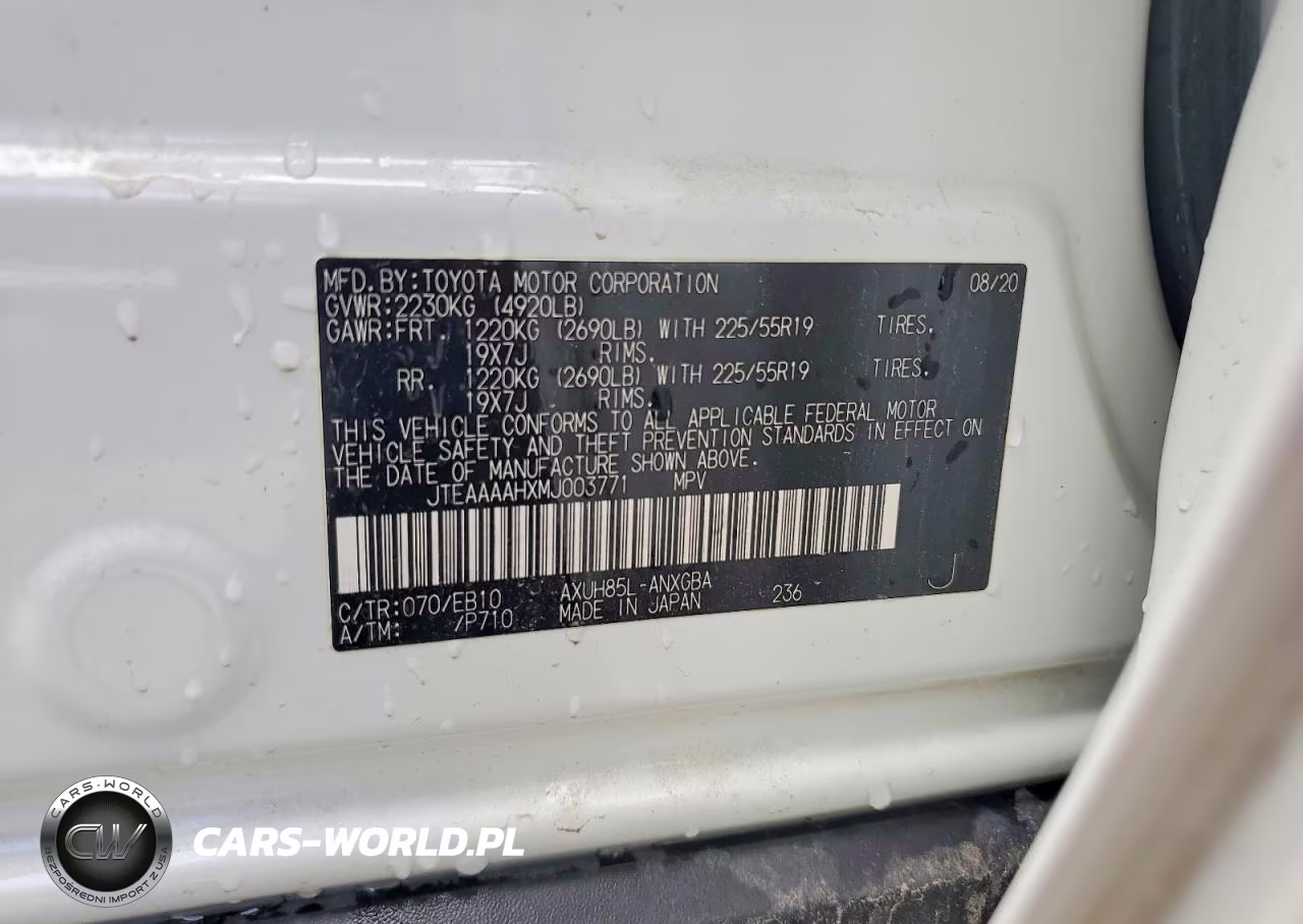 2021 Toyota Venza Xle VIN:JTEAAAAHXMJ003771 - 13