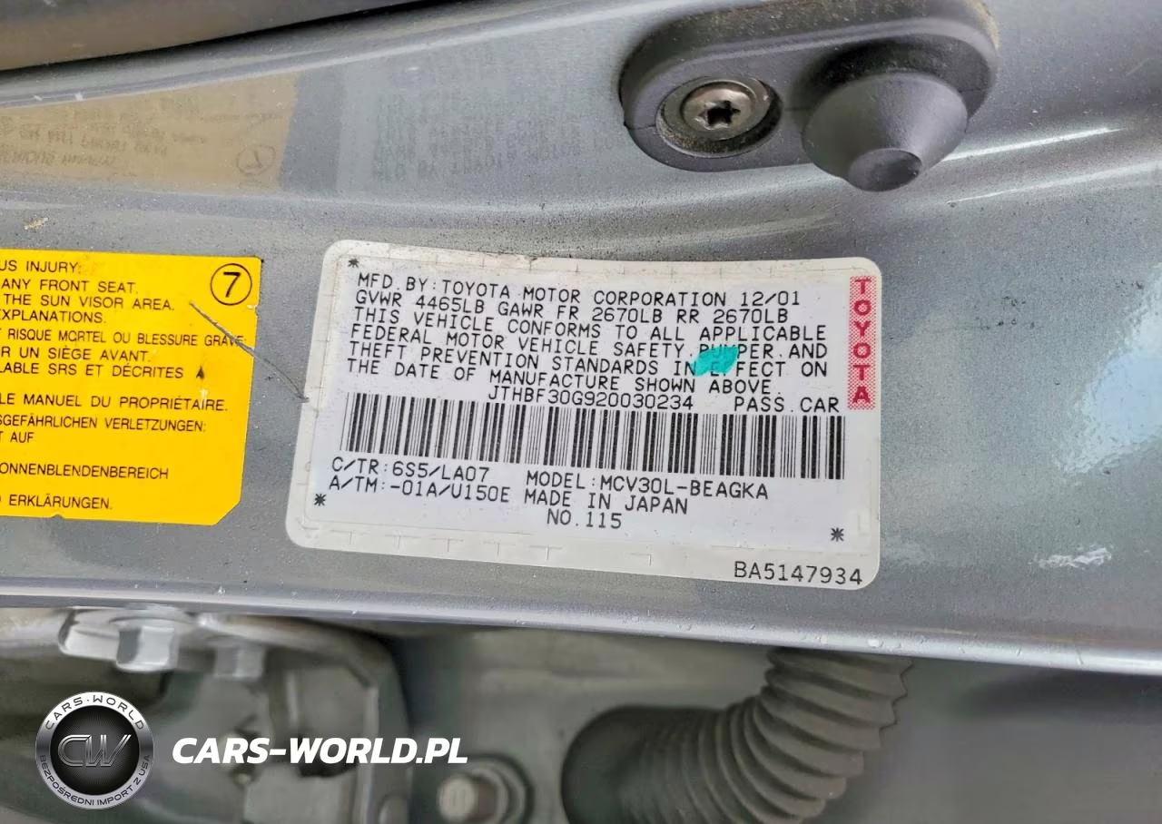2002 Lexus Es 300 VIN:JTHBF30G920030234 - 13