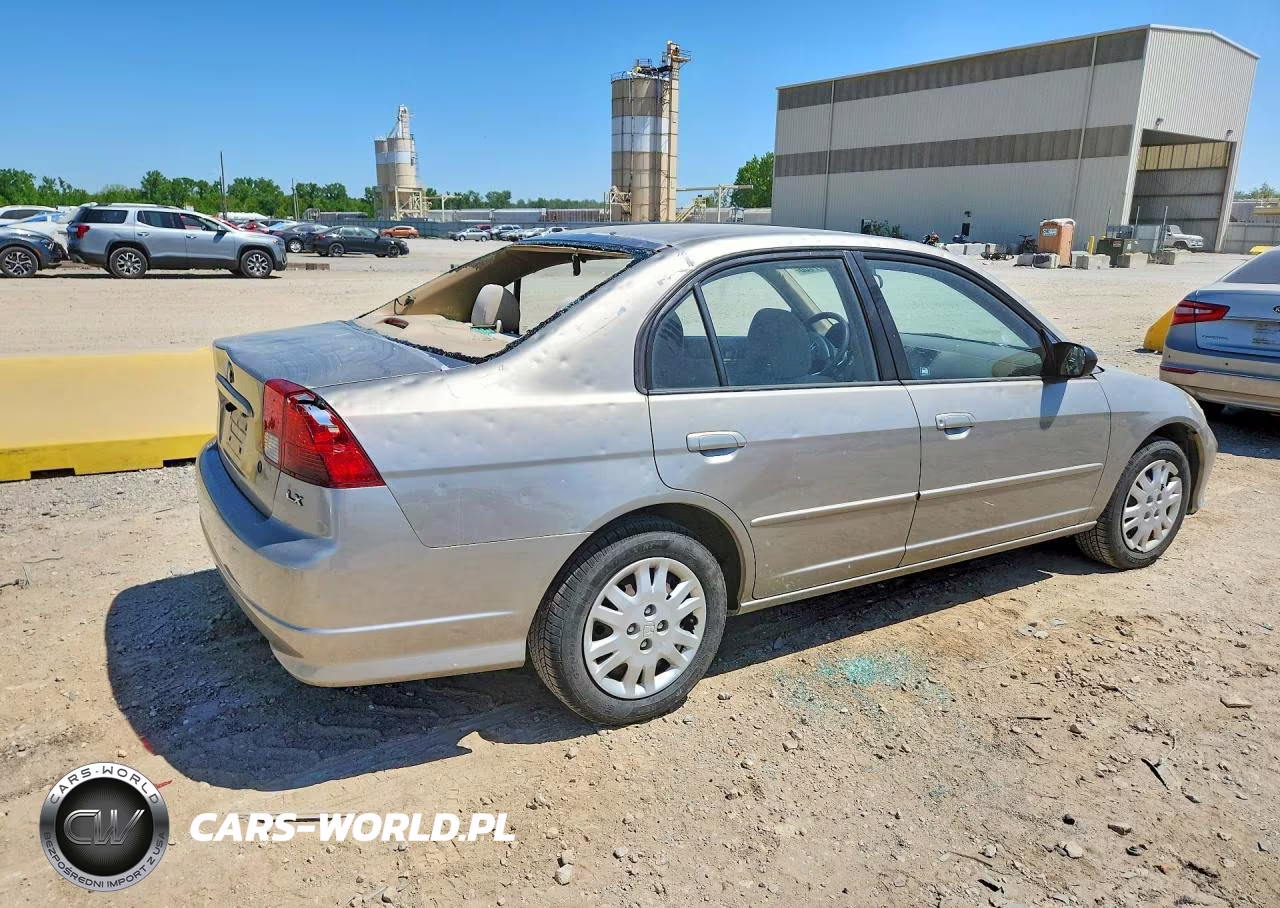 2004 Honda Civic Lx VIN:1HGES16524L011418 - 3