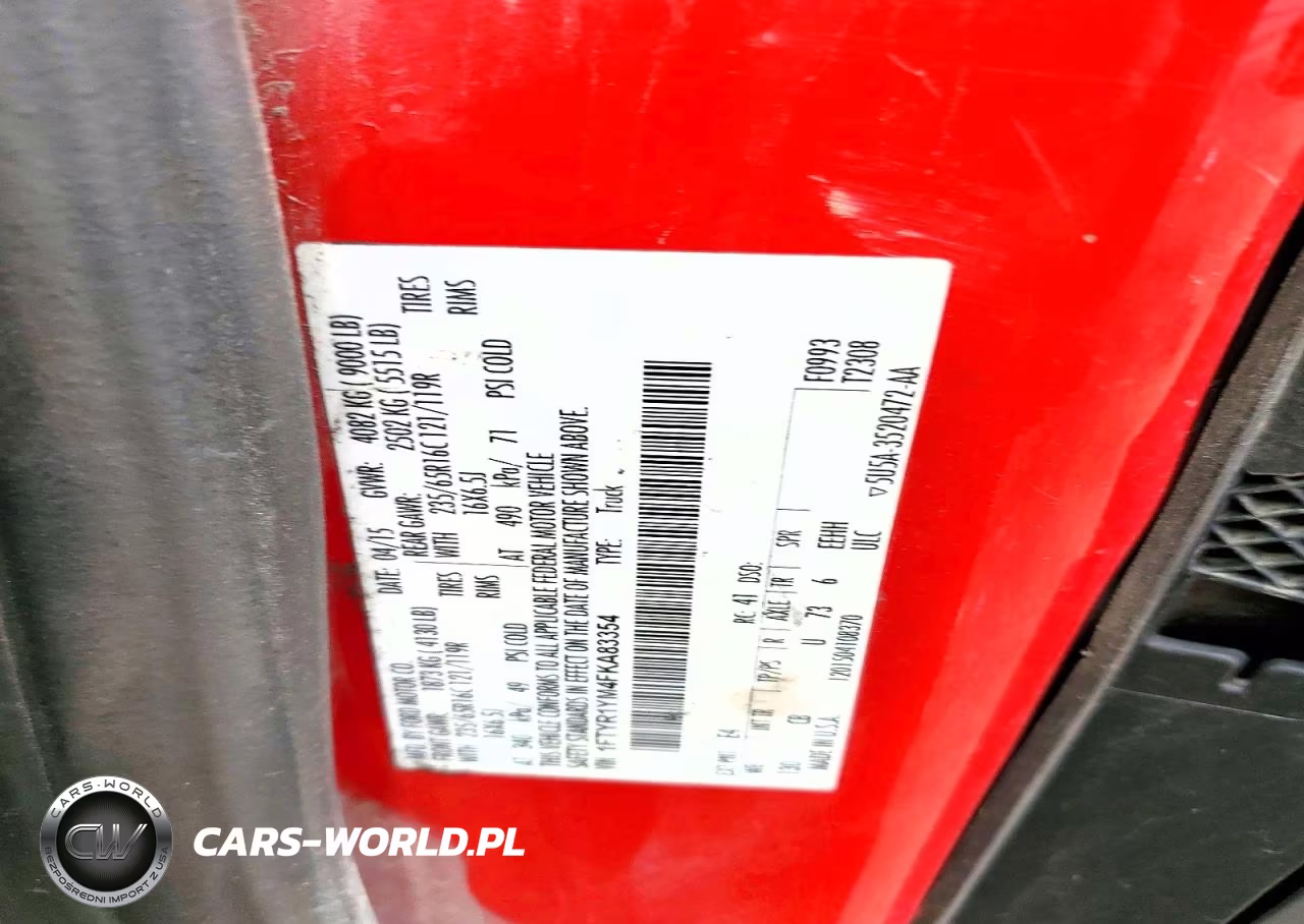 2015 Ford Transit T-250 VIN:1FTYR1YM4FKA83354 - 13