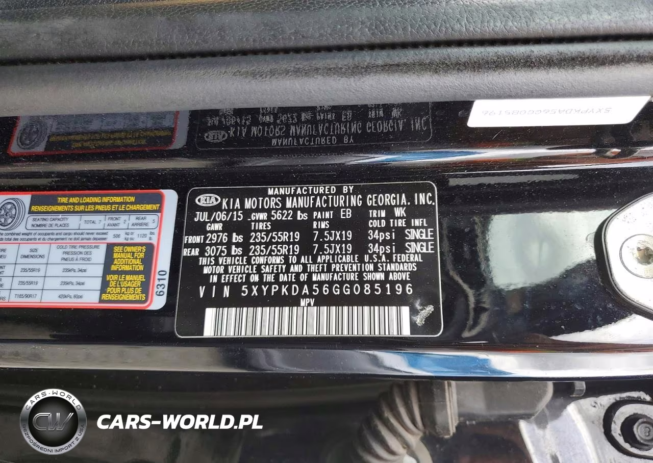 2016 Kia Sorento Sx V6 VIN:5XYPKDA56GG085196 - 13