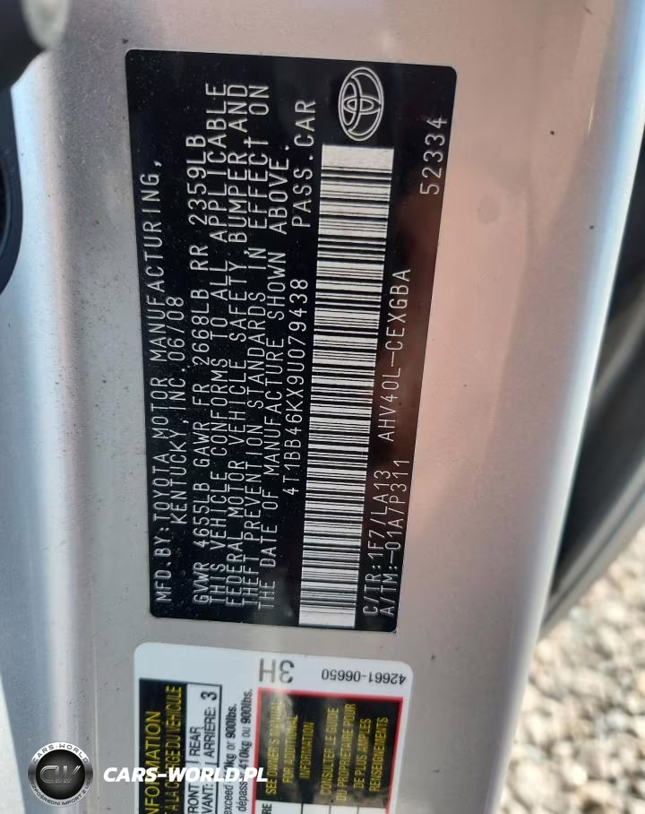 2009 Toyota Camry Hybrid VIN:4T1BB46KX9U079438 - 12
