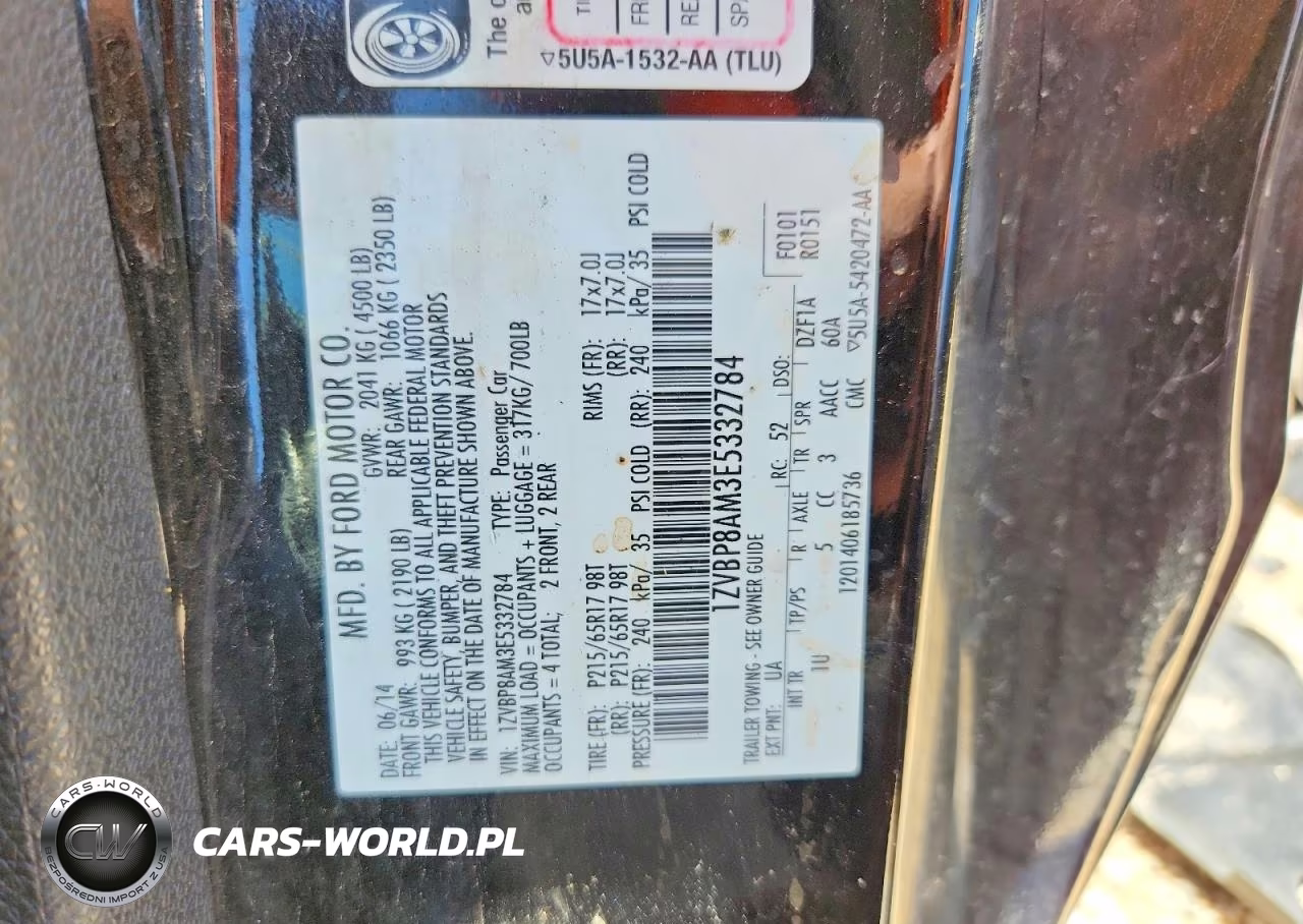 2014 Ford Mustang VIN:1ZVBP8AM3E5332784 - 12