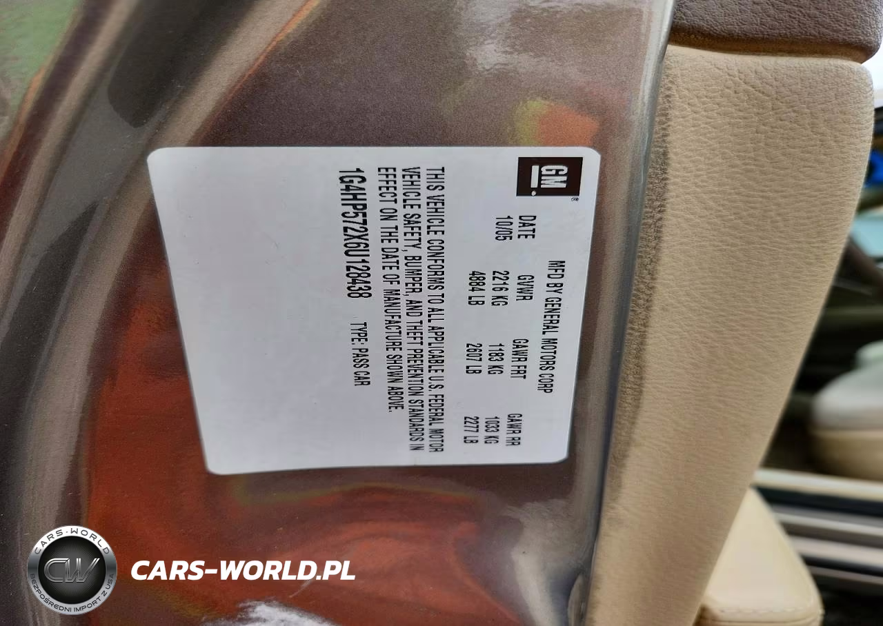 2006 Buick Lucerne Cx VIN:1G4HP572X6U128438 - 12