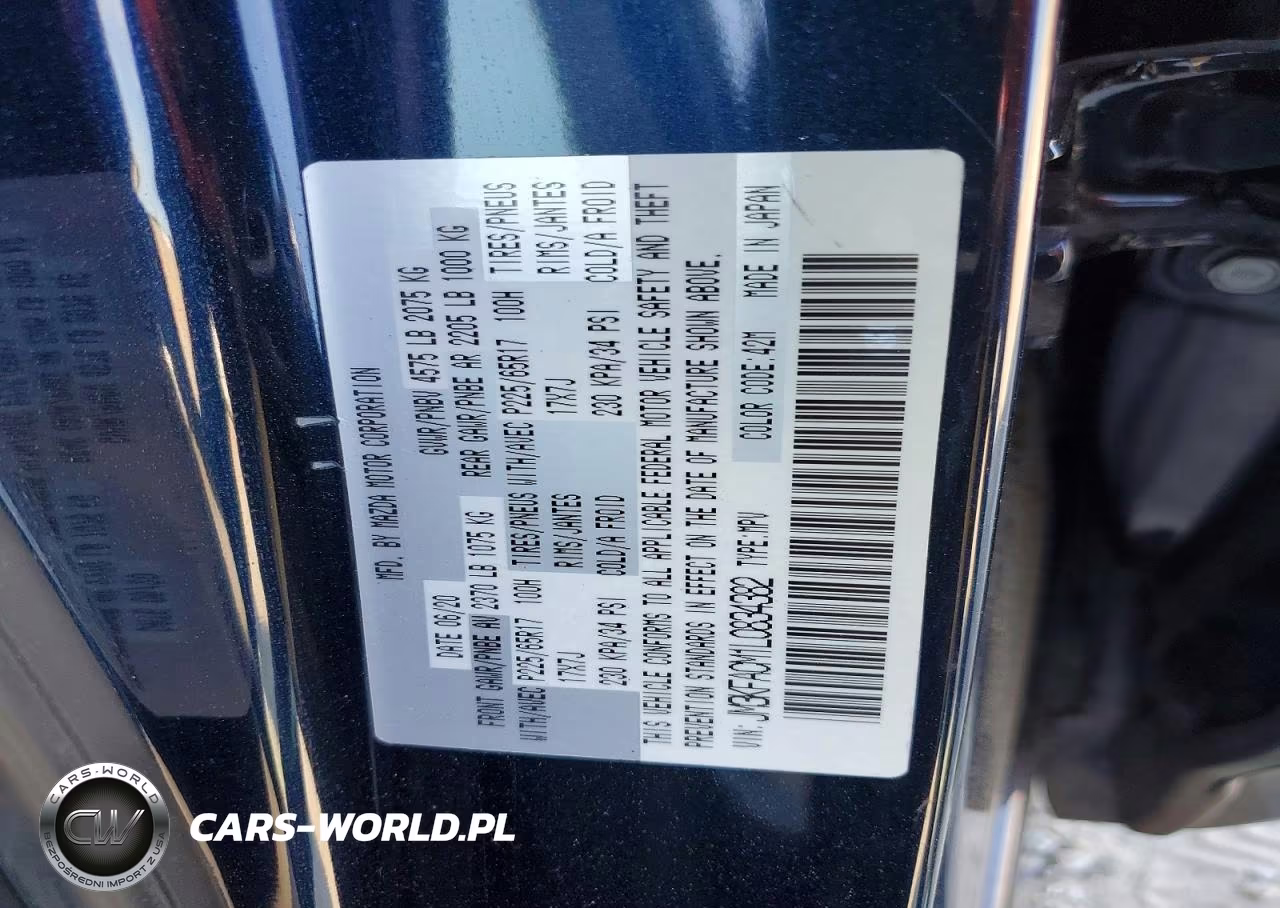 2020 Mazda Cx-5 Touring VIN:JM3KFACM1L0834382 - 13
