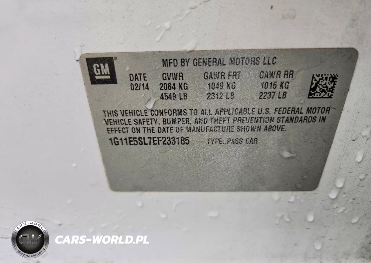 2014 Chevrolet Malibu 2Lt VIN:1G11E5SL7EF233185 - 12