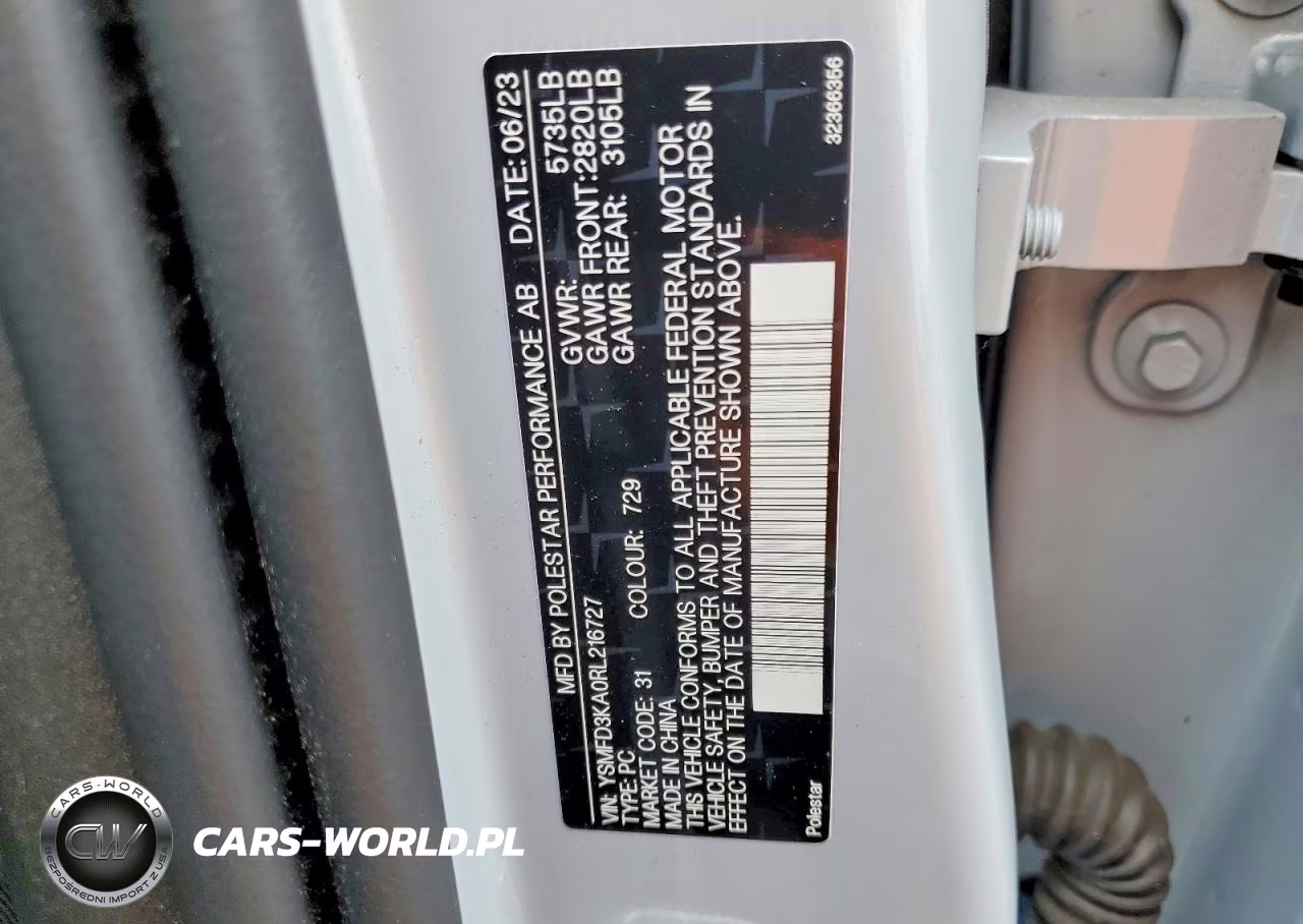 2024 Polestar 2 VIN:YSMFD3KA0RL216727 - 13