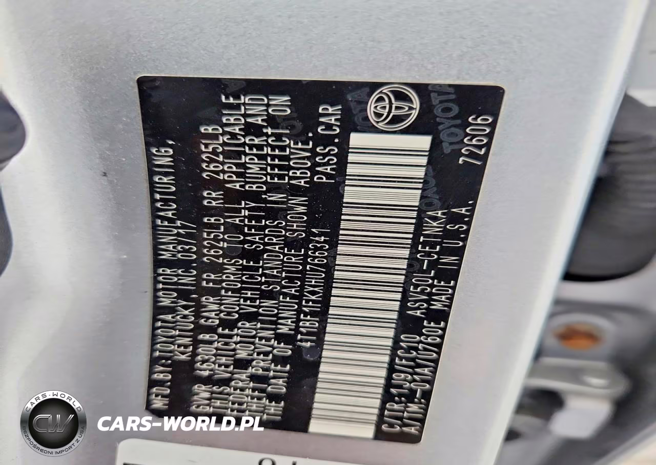 2017 Toyota Camry Le VIN:4T1BF1FKXHU766341 - 12