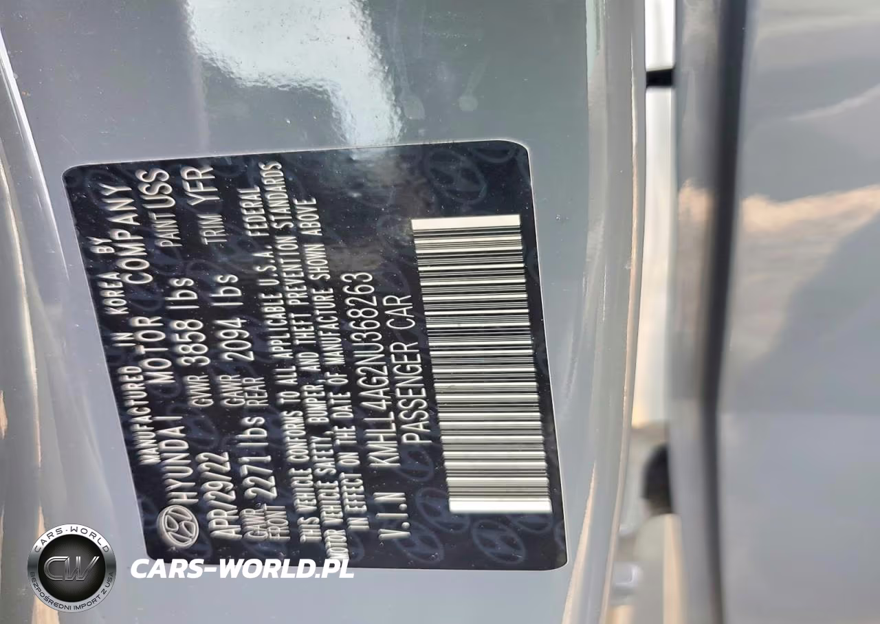 2022 Hyundai Elantra Se VIN:KMHLL4AG2NU368263 - 12