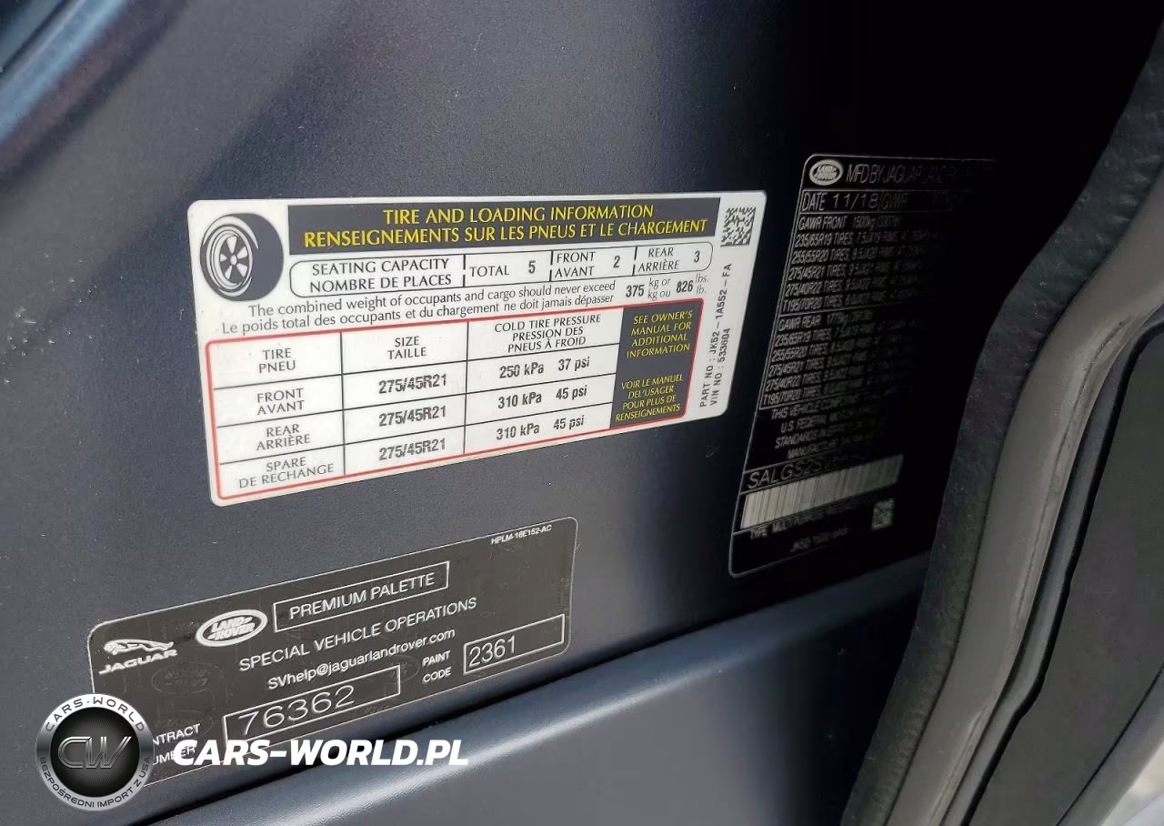 2019 Land Rover Range Rover Hse VIN:SALGS2SV6KA533604 - 14