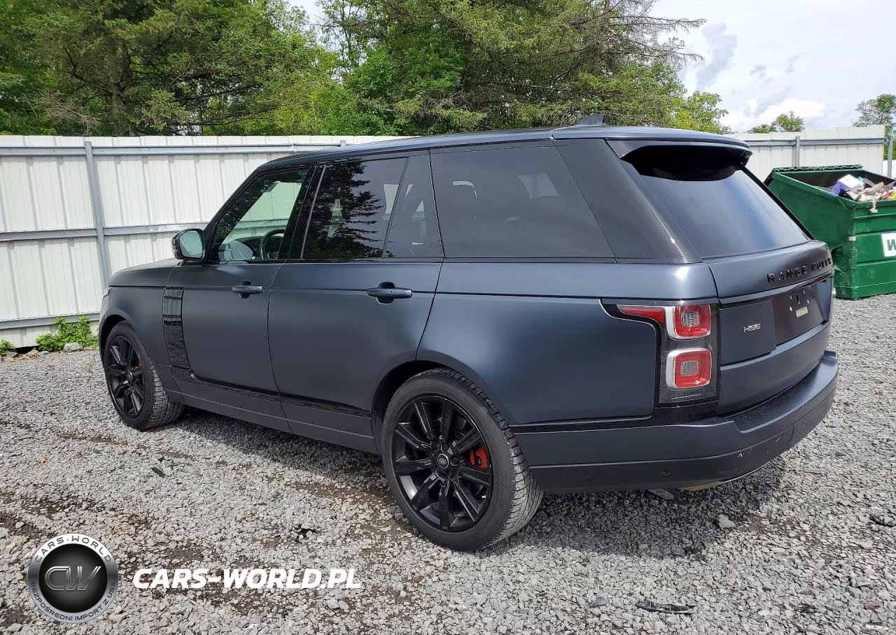2019 Land Rover Range Rover Hse VIN:SALGS2SV6KA533604 - 2
