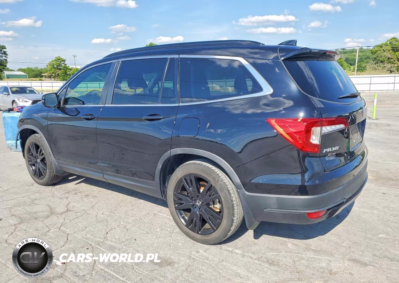 2022 Honda Pilot Se VIN:5FNYF5H27NB019626 - 2