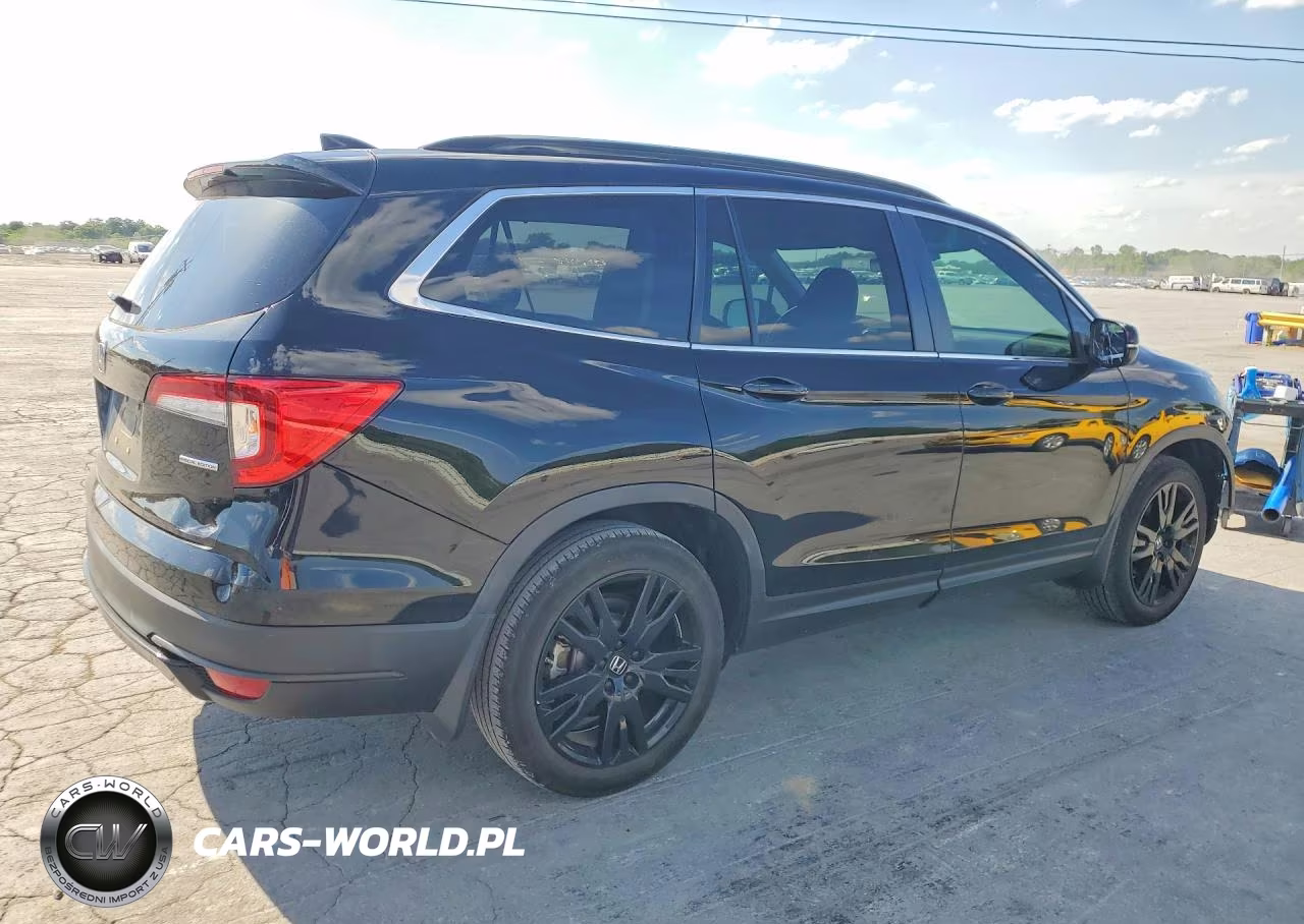 2022 Honda Pilot Se VIN:5FNYF5H27NB019626 - 3