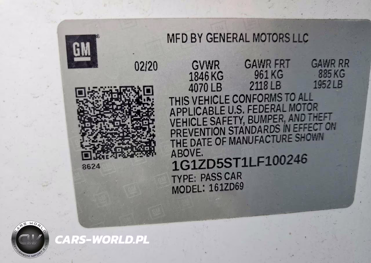 2020 Chevrolet Malibu Lt VIN:1G1ZD5ST1LF100246 - 12