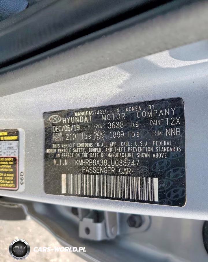 2020 Hyundai Venue Se VIN:KMHRB8A38LU033247 - 12