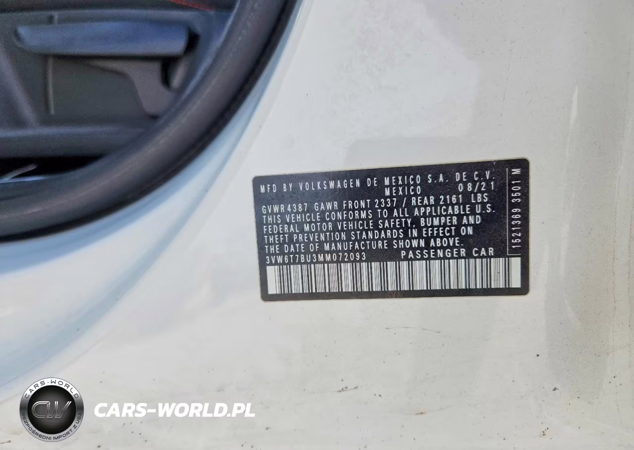 2021 Volkswagen Jetta Gli VIN:3VW6T7BU3MM072093 - 13