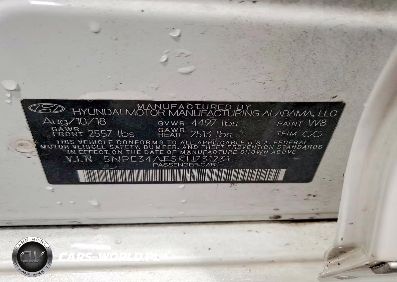 2019 Hyundai Sonata Sel VIN:5NPE34AF5KH731231 - 13