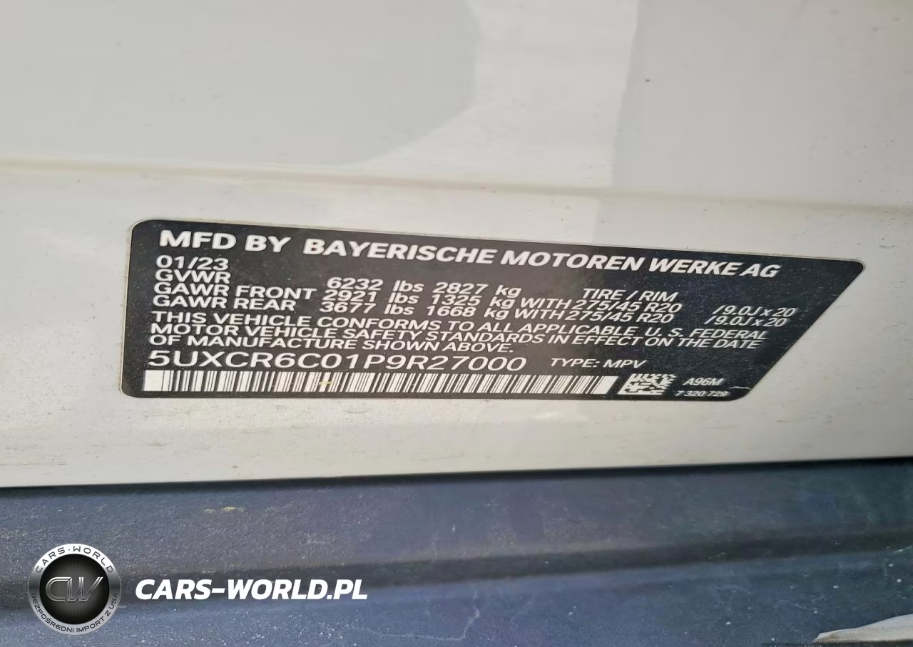 2023 BMW X5 xDrive40I VIN:5UXCR6C01P9R27000 - 14