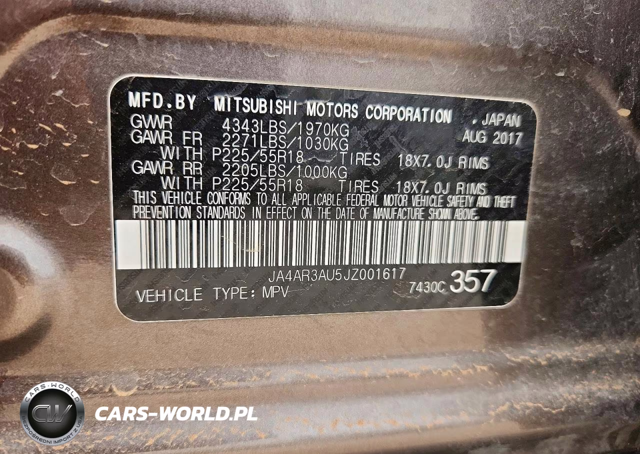 2018 Mitsubishi Outlander Sport Es VIN:JA4AR3AU5JZ001617 - 13
