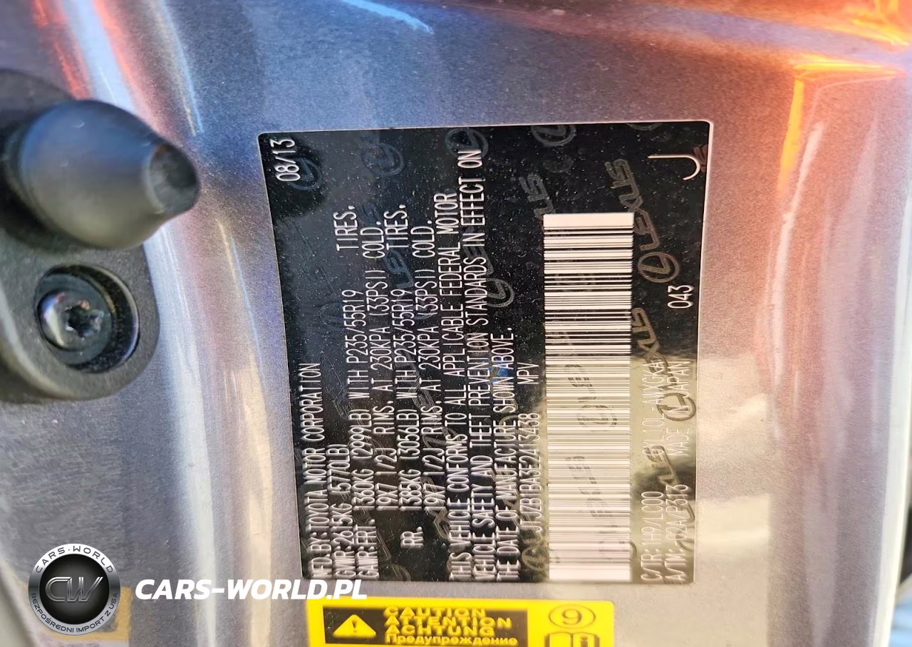 2014 Lexus Rx 450H VIN:JTJZB1BA3E2413438 - 14