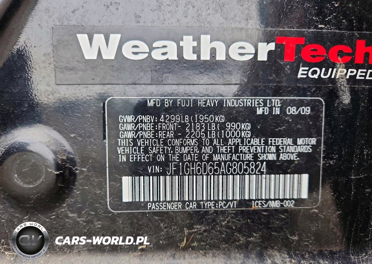 2010 Subaru Impreza Outback Sport VIN:JF1GH6D65AG805824 - 12