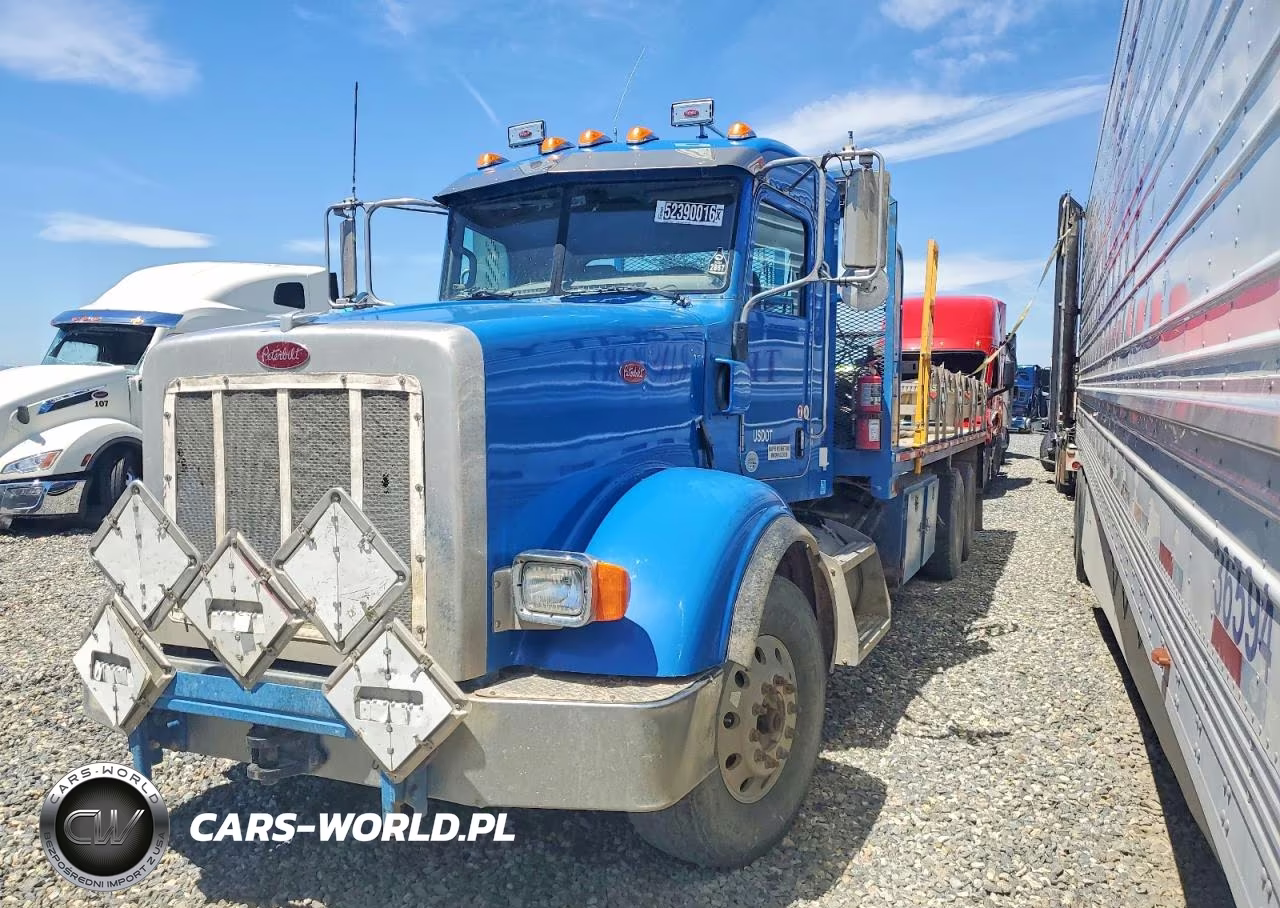 2013 Peterbilt 367 Flatbed Truck VIN:1NPTL40XXDD198439 - 2