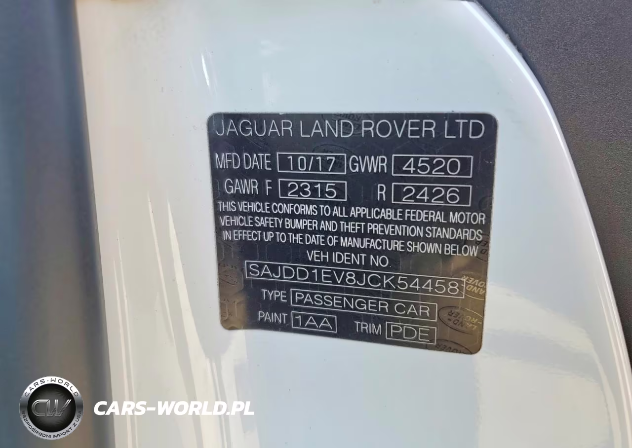 2018 Jaguar F-Type VIN:SAJDD1EV8JCK54458 - 12