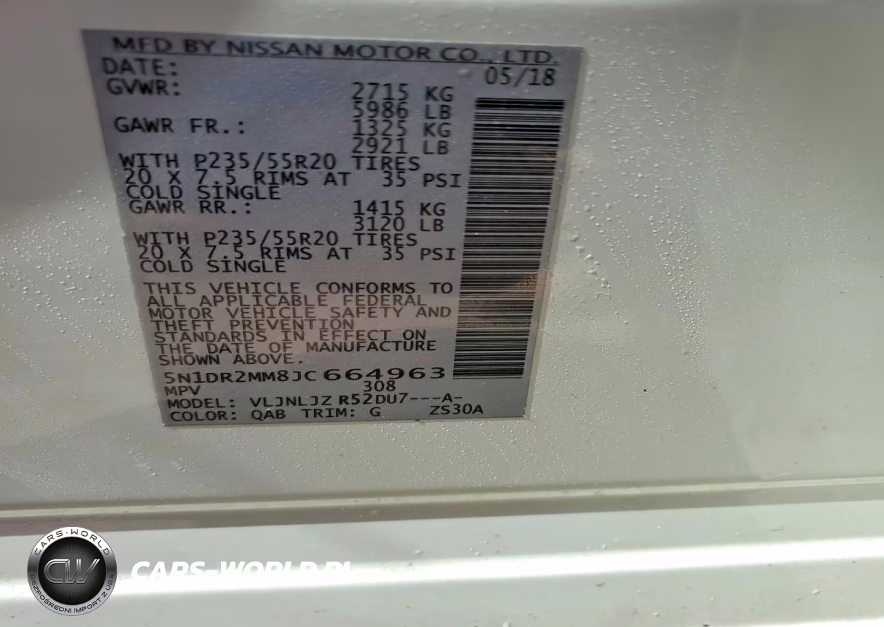 2018 Nissan Pathfinder Platinum VIN:5N1DR2MM8JC664963 - 13