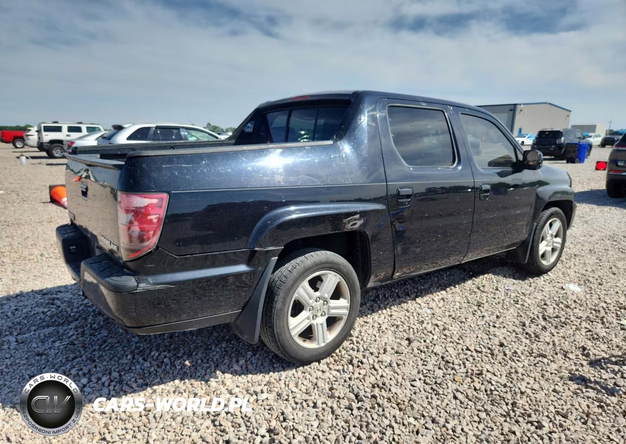 2009 Honda Ridgeline Rtl VIN:5FPYK165X9B105527 - 3