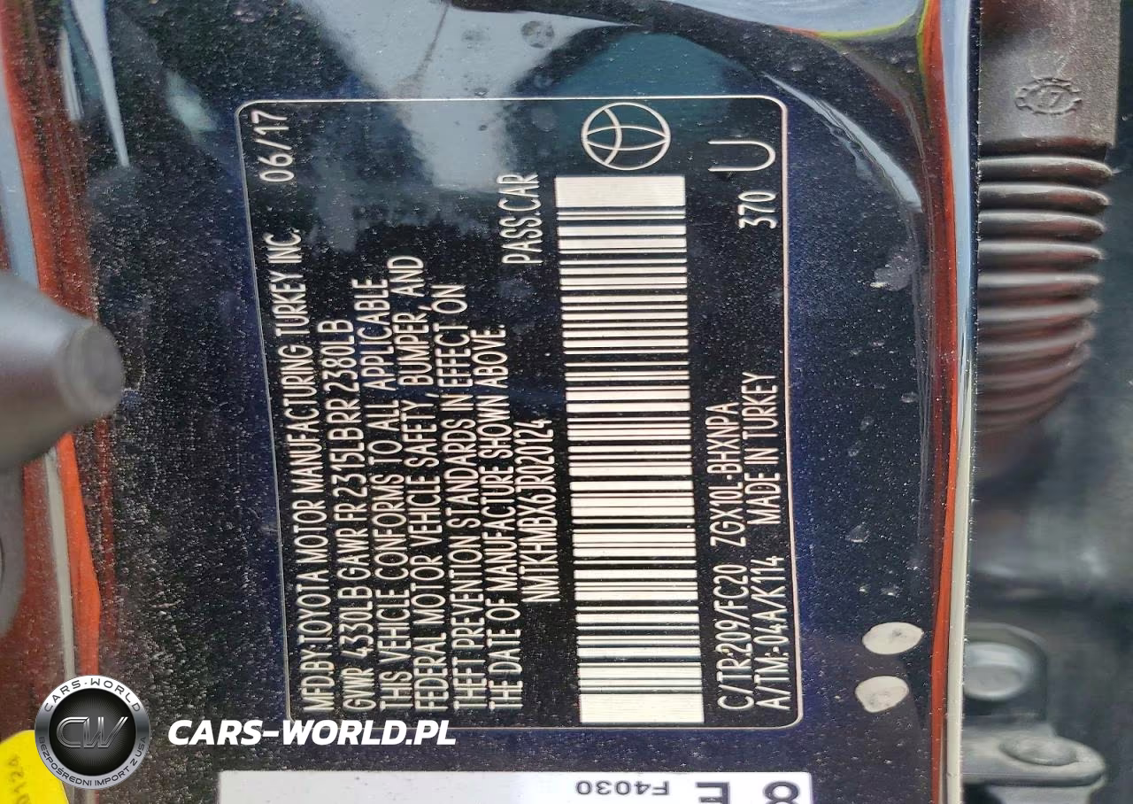 2018 Toyota C-Hr Xle VIN:NMTKHMBX6JR020124 - 13