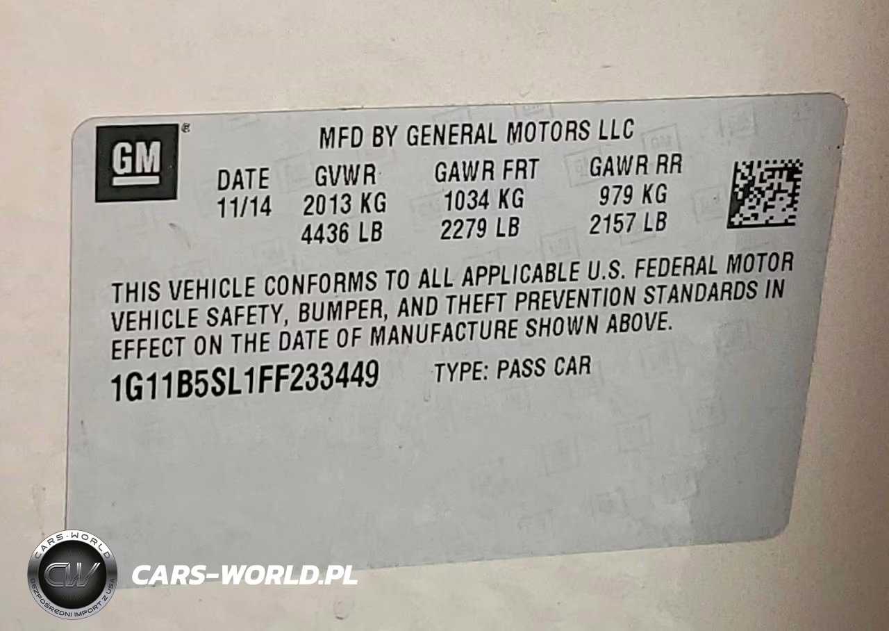 2015 Chevrolet Malibu Ls VIN:1G11B5SL1FF233449 - 13