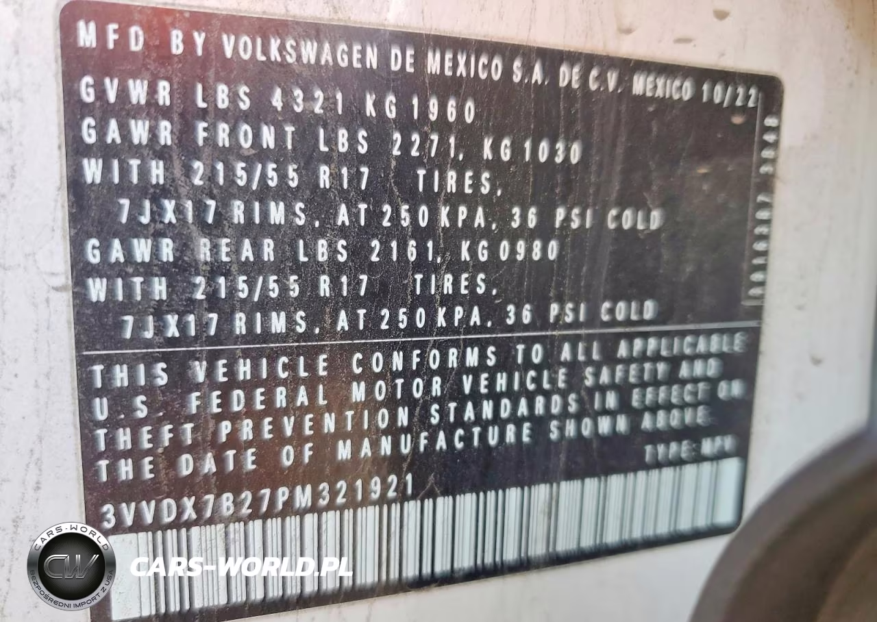 2023 Volkswagen Taos S VIN:3VVDX7B27PM321921 - 13