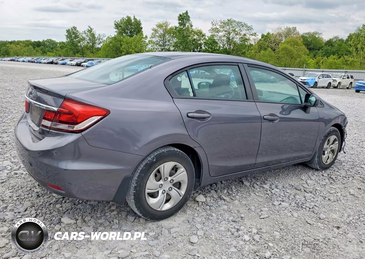 2014 Honda Civic Lx VIN:19XFB2F5XEE036263 - 3