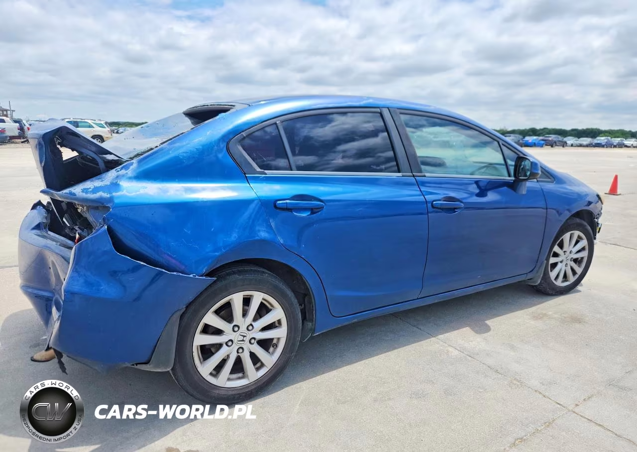 2012 Honda Civic Ex VIN:2HGFB2F87CH534384 - 3