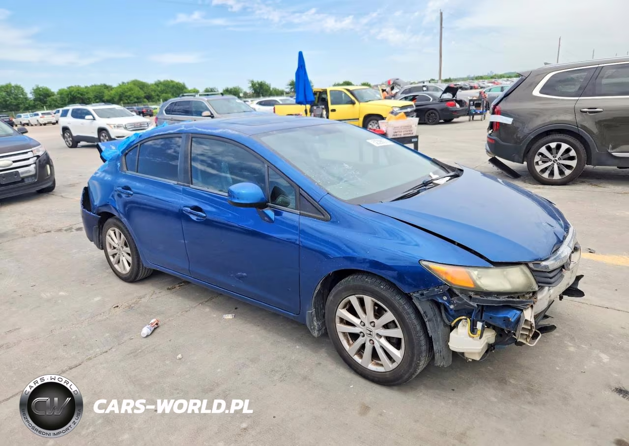 2012 Honda Civic Ex VIN:2HGFB2F87CH534384 - 4