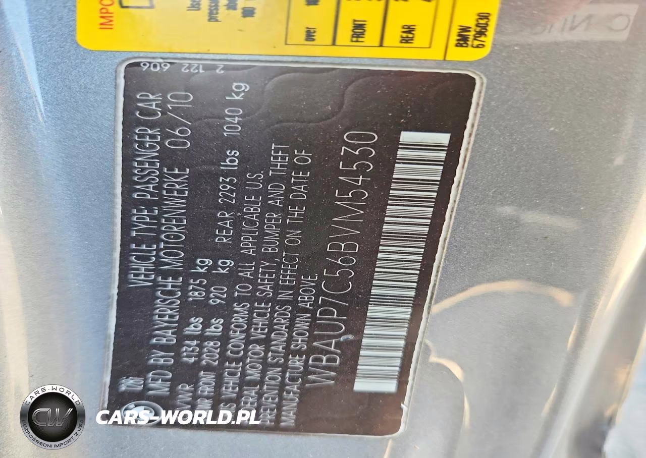 2011 BMW 128 I VIN:WBAUP7C56BVM54530 - 12