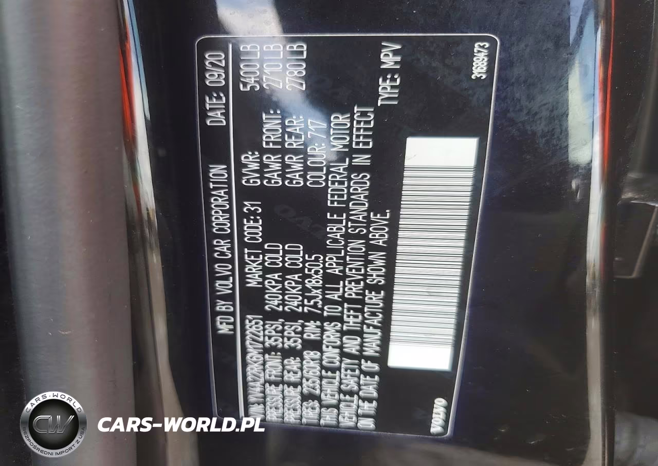 2021 Volvo Xc60 T6 Momentum VIN:YV4A22RK6M1722651 - 13