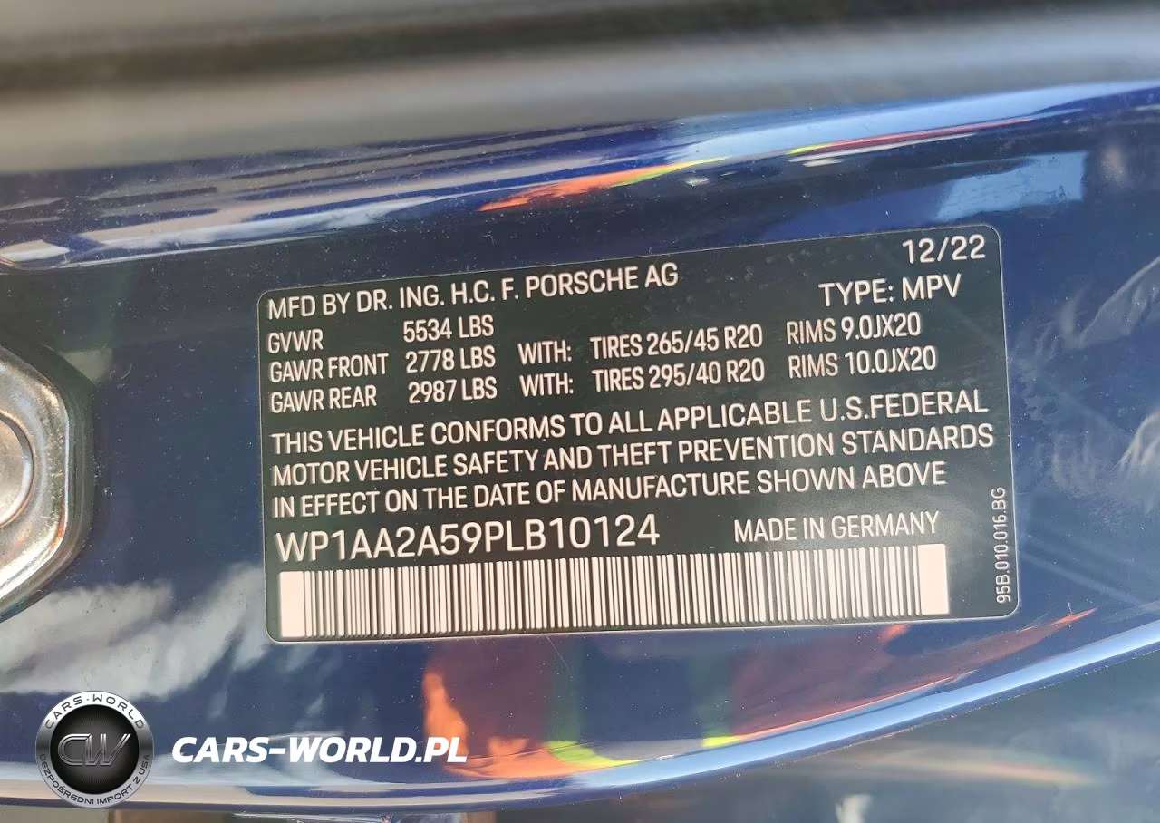 2023 Porsche Macan Base VIN:WP1AA2A59PLB10124 - 13