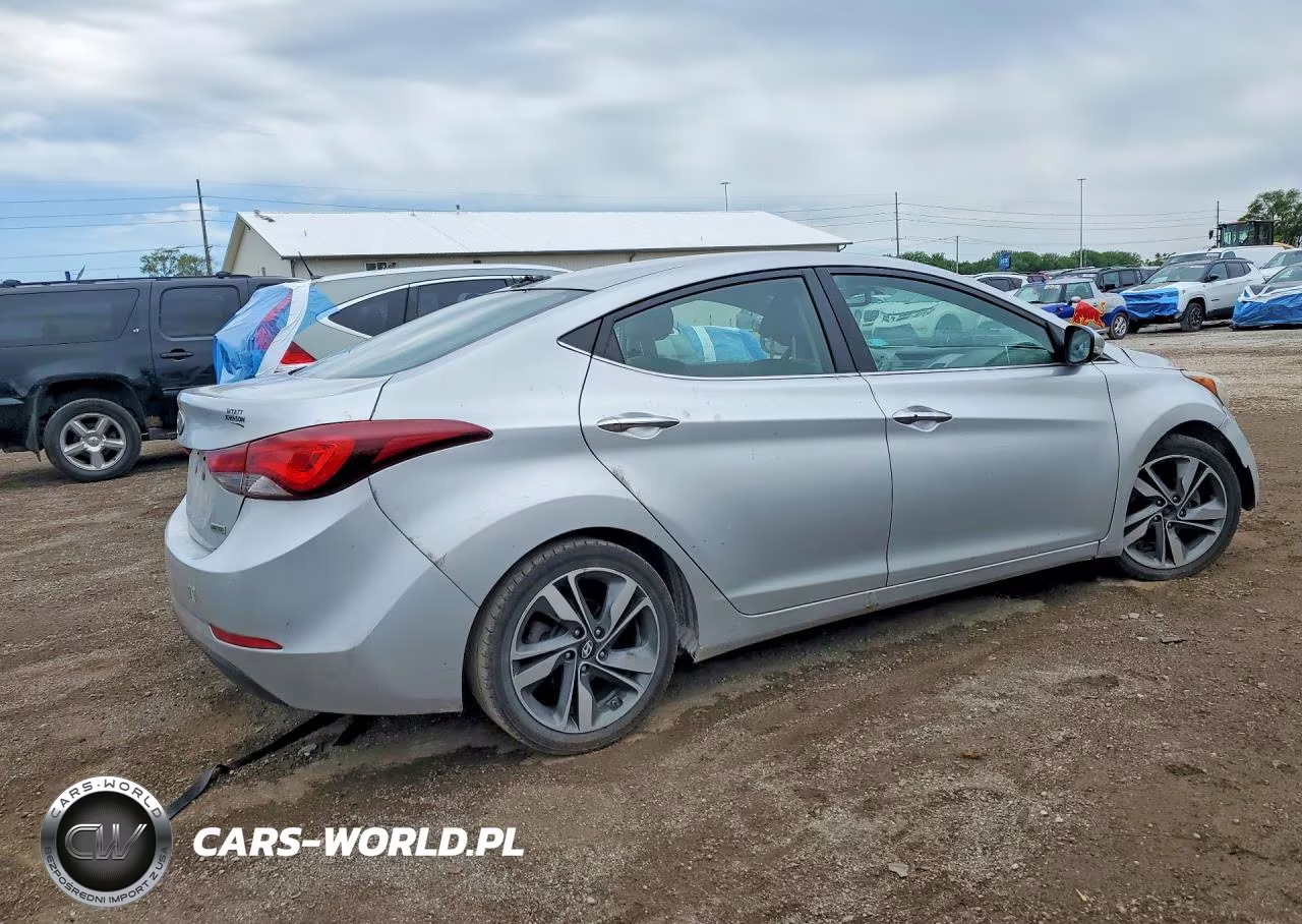 2014 Hyundai Elantra Limited VIN:KMHDH4AE6EU088429 - 3