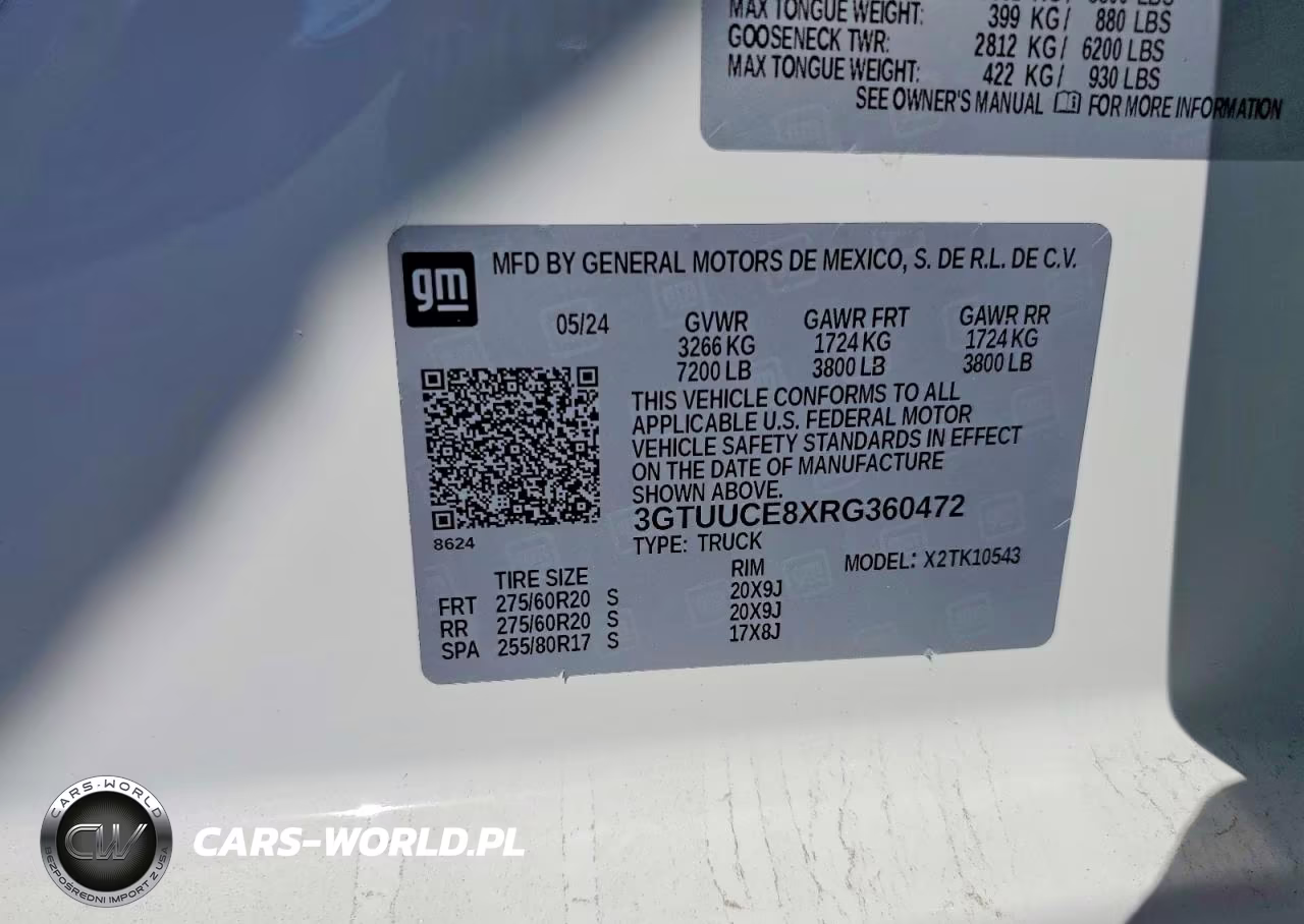 2024 GMC Sierra K1500 Elevation VIN:3GTUUCE8XRG360472 - 12