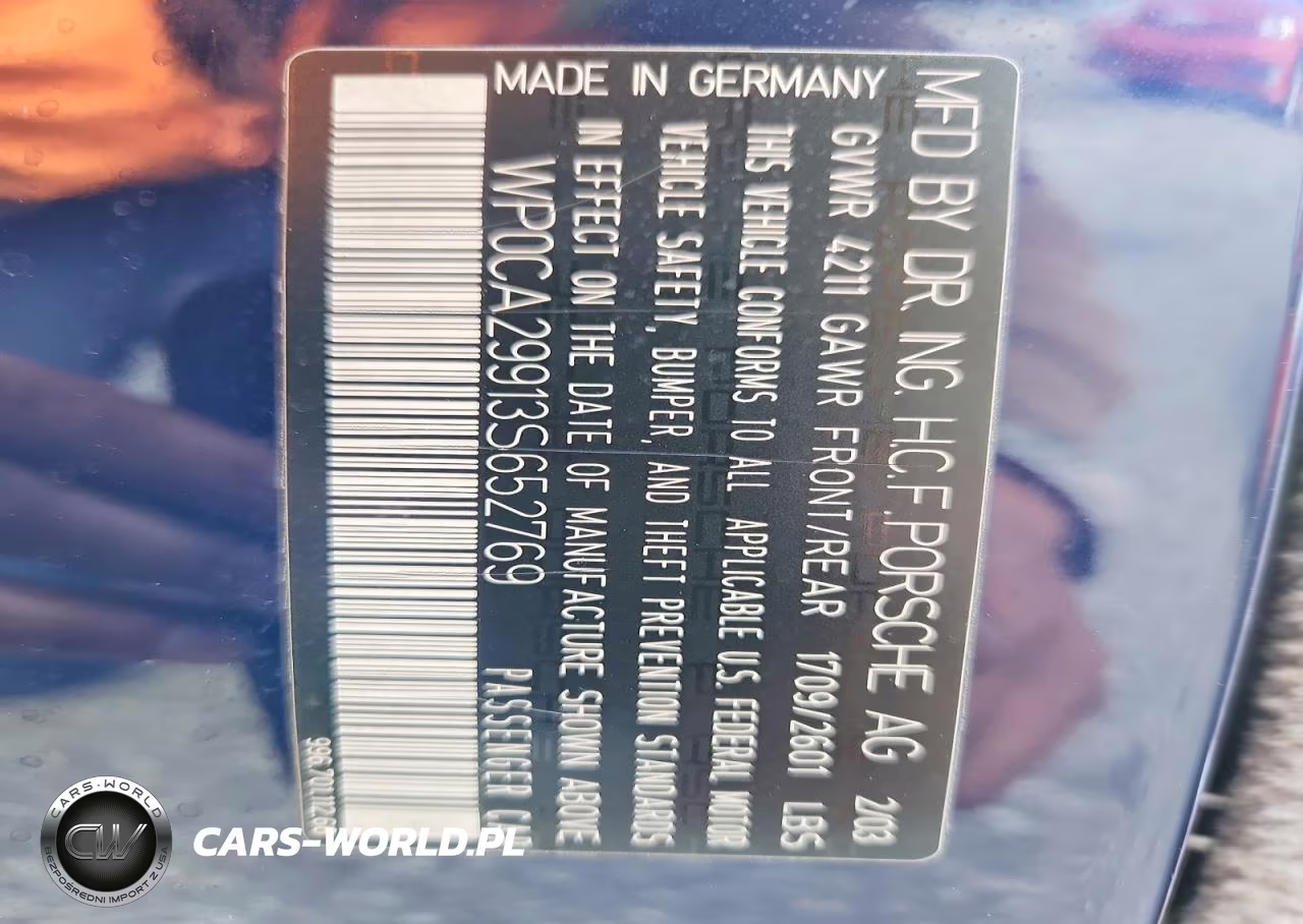 2003 Porsche 911 Carrera 2 VIN:WP0CA29913S652769 - 12