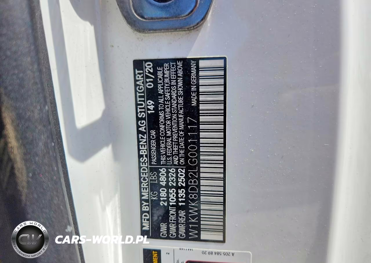2020 Mercedes-Benz C 300 VIN:W1KWK8DB2LG001117 - 13