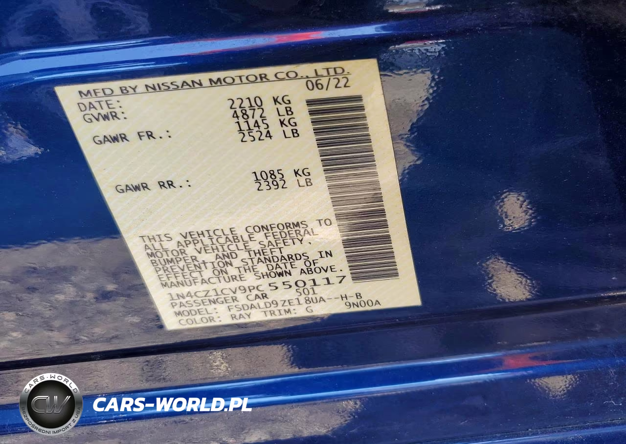 2023 NISSAN LEAF SV PLUS VIN:1N4CZ1CV9PC550117 - 12