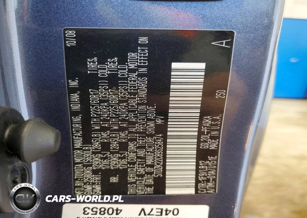 2009 Toyota Sienna VIN:5TDZK22C89S258474 - 13