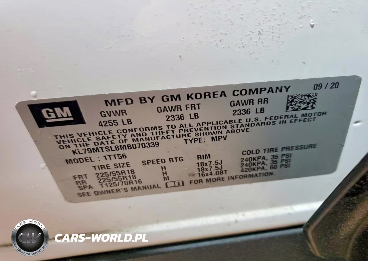 2021 Chevrolet Trailblazer Rs VIN:KL79MTSL8MB070339 - 14