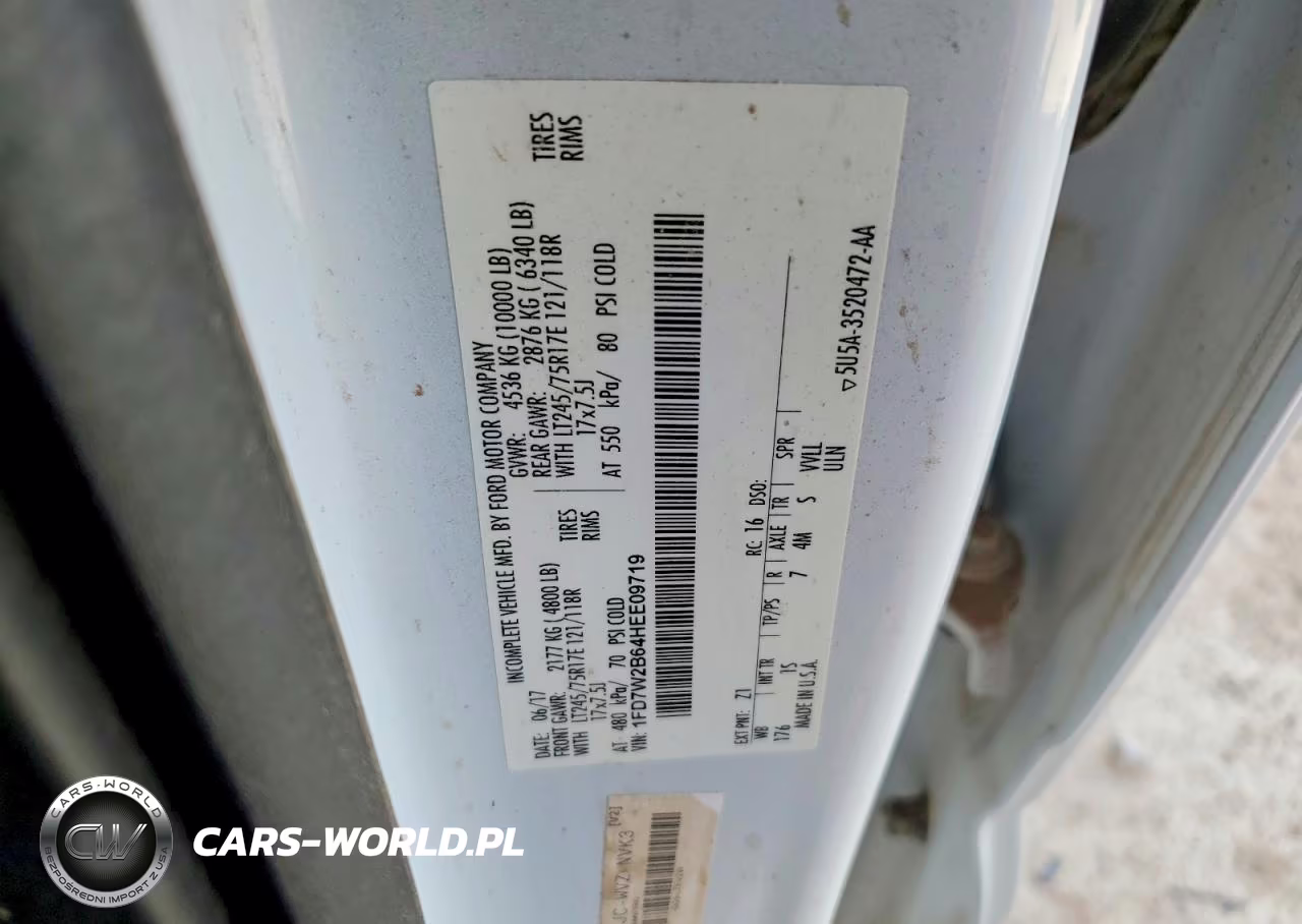2017 Ford F250 Super Duty VIN:1FD7W2B64HEE09719 - 12