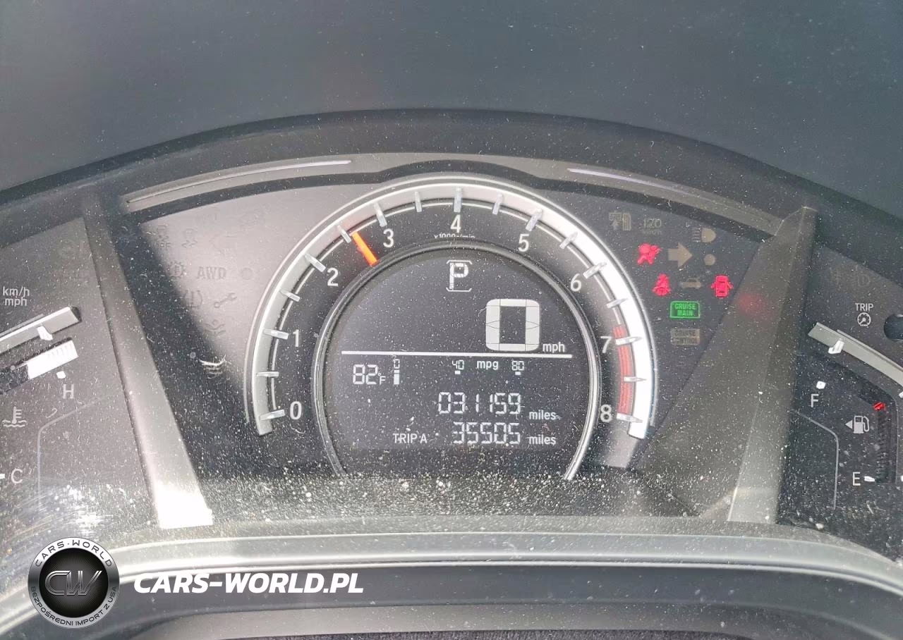 2019 Honda Cr-V Lx VIN:2HKRW5H32KH416932 - 9