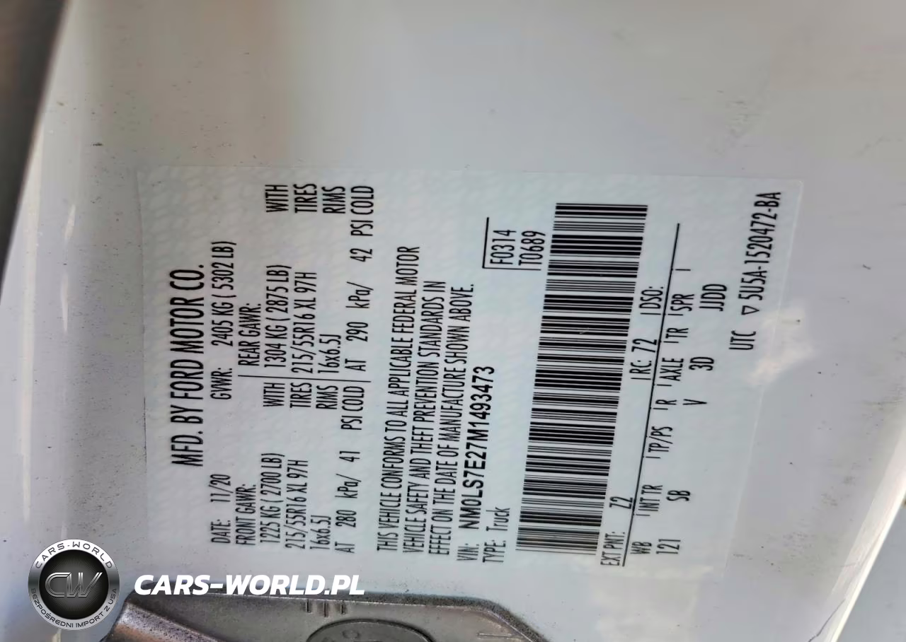 2021 Ford Transit Connect Xl VIN:NM0LS7E27M1493473 - 13